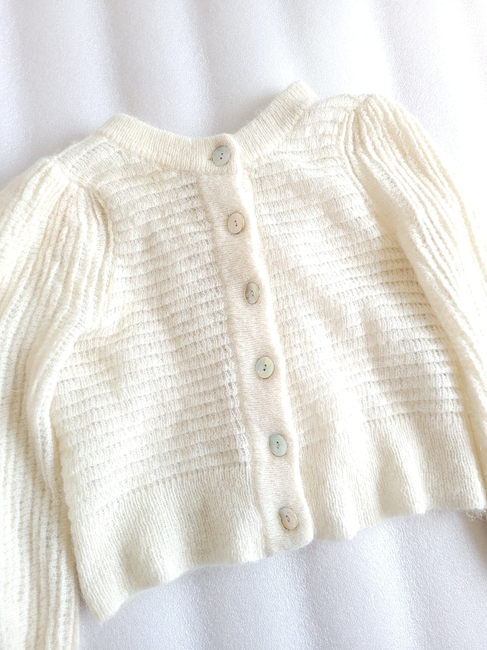 Wilfred Alessia Alpaca Blend Cardigan Birch Cream XS - Picture 5 of 15